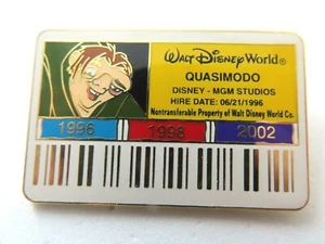 Disney Pin * WDW - Cast ID Badge/Card Quasimodo LE 3500 #10044 - Picture 1 of 2