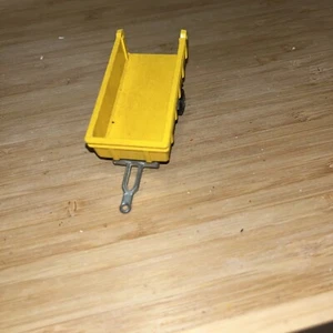 USED Vintage Majorette Farm Trailer 21160 / 22160 Yellow/ Green 1:65 VGC #144 - Bild 1 von 5