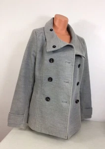 H&M Pea Coat Womens 12 - Picture 1 of 8