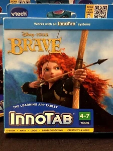 Vtech Innotab, Disney Pixar "Brave" Learning Cartridge, Math, Logic, Problem Sol - Picture 1 of 11