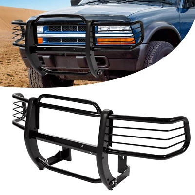 Brush Grille Guard Bumper Black Fits For 1998-2004 S10 Blazer Sonoma Jimmy Envoy - Image 1 of 4