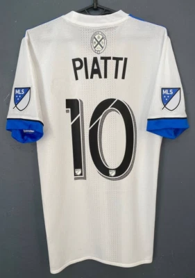PLAYER ISSUE PIATTI 10 FC MONTREAL IMPACT 2016/2017 SOCCER FOOTBALL SHIRT SIZE S - Image 1 of 4