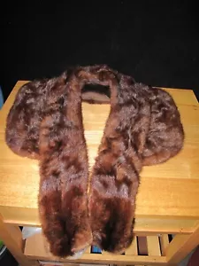 Vintage Schneider Bros San Francisco Mink Fur Wrap Cape - Picture 1 of 11