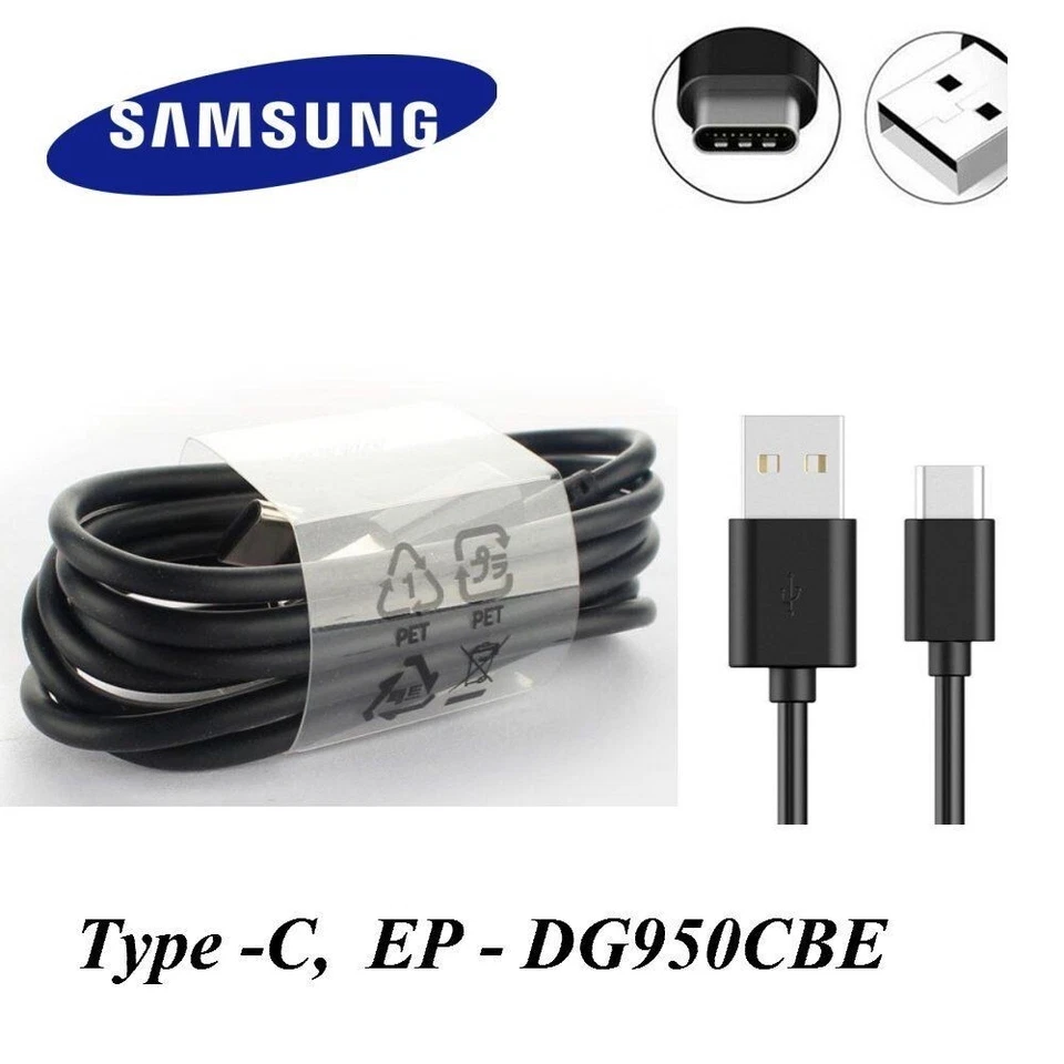 Genuine Samsung Fast charger USB Type-C cable cord for Galaxy S8 S9 S10 S20 S22 - image 1 of 4