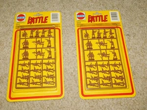  VINTAGE LOT OF 2 SEALED A-TOYS BRITISH MILITARY SOLDIERS FIGURES MODEL 1/72  - Picture 1 of 3
