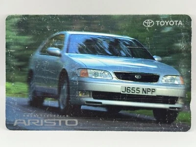 Toyota Aristo Japanese Used Telephone Card Made in Japan Japan Japanese J655 NPP - Image 1 of 4