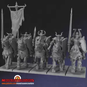 28mm Dark Crusader Knights - (Monstrous Encounters) - Picture 1 of 3