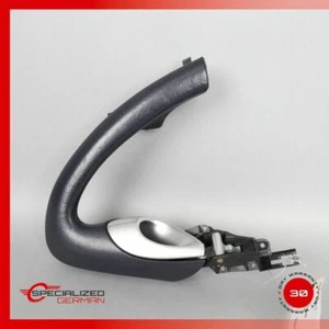 Porsche 996 911 Carrera Left Side Interior Door Pull Handle Leather Blue - Picture 1 of 12