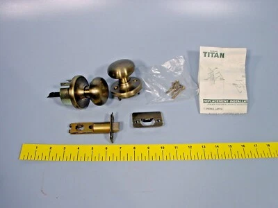 *Kwikset Titan 720H 5 Hancock Passage Knobset (completo con tornillos) Foto 1 de 4