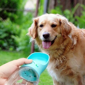 Portable Water Bottle for Pets Dogs Cats traveling leakproof - Picture 1 of 4