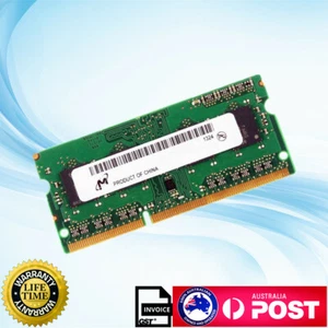 Micron 8GB DDR3L 1600 Mhz Laptop RAM PC3-12800 8G SO-DIMM - Picture 1 of 2