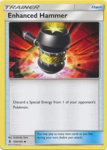 4x Pokemon TCG Guardians Rising Enhanced Hammer 124/145 Uncommon Trainer Card - Picture 1 of 1