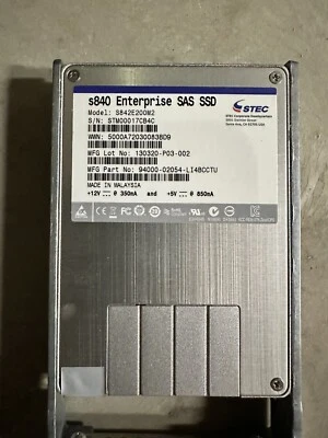 200GB SAS S842E200M2 HGST 2.5in S840 Enterprise Solid State Drive | 6Gbps MLC - Image 1 of 3