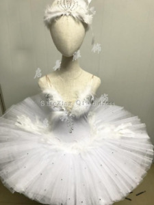 Black  Ballet Tutu Dress Skirt Ballet Dance Costume Girl Pancake Ballerina Dress