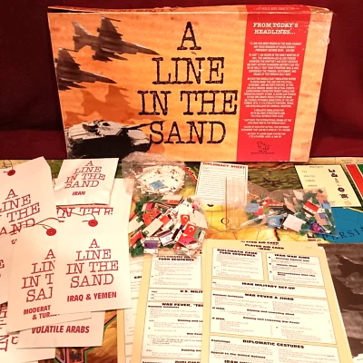 Vintage TSR 1991 A Line In The Sand 3032 Complete Please Read - Image 1 of 4