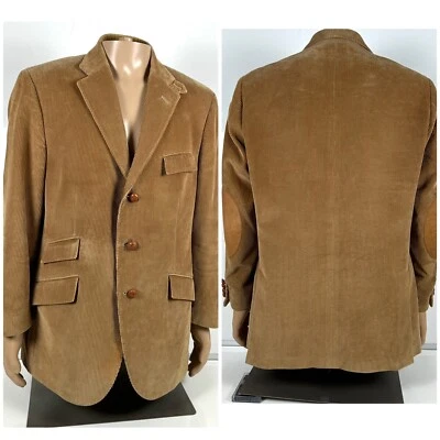 Chaqueta de caza de pana Polo de Ralph Lauren para hombre Blazer de cuero parche en el codo Foto 1 de 4