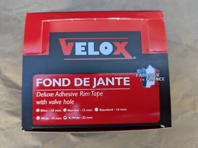 Velox Adhesive Cotton Rim Tape 22mm Extra-Wide Box Of 10  - Image 1 of 3