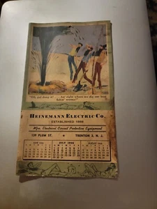 Hickory Gap Post Examiner Komödie Kalender Heinemann Electric Co. Trenton N J - Bild 1 von 6