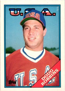 1988 Topps Traded Set Break #95T Doug Robbins Near Mint - Free Shipping