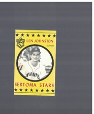 Len Johnston Indianapolis Indians 1977 Sertoma Stars Baseball Card