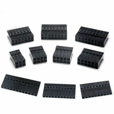 GOOBETTER FASTENER 2,54mm DuPont Einreihig/Zweireihig Gehäuse Terminal Steckverbinder 1-20P 2x2-25P