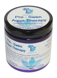 Pre-Swim Aqua Therapy, chlorneutralisierende Körperlotion, schützt, unparfümiert - Bild 1 von 2