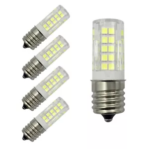 5pcs E17 LED Light bulb C9 64-2835SMD Ceramics Light 6W 110V 120V White Lamp H - Picture 1 of 6