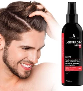 SEBORADIN MEN Hair Lotion for Hair Loss Hair Thinning Premium Lotion 200 ml Vit
