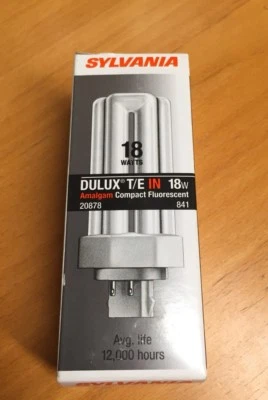 Sylvania CF18DT/E/IN/841 DULUX 18W TRIPLE COMPACT FLUORESCENT AMALGAM LAMP - Image 1 of 4