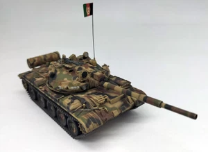 Homemade 1/72 Afghanistan T62BDD 1984 Main Battle Tank Camouflage Finished Model - Picture 1 of 10