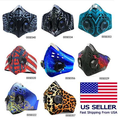 Air Purifying Cycling Protective Mask Face Mask Face Cover Haze Fog Mouth Mask - Image 1 of 4