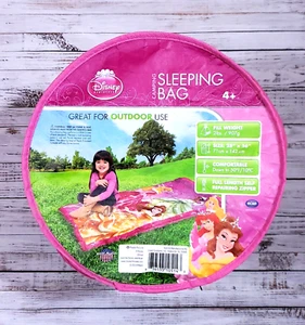 Disney Princess Belle Aurora Outdoor Sleeping Bag Slumber Blanket Camping - Picture 1 of 9