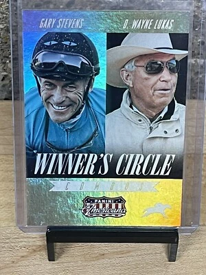 2015 Panini Americana Winners Circles Combos Gold Gary Stevens/D Wayne Lukas  - Image 1 of 2