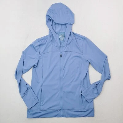 Kuhl Sudadera con Capucha Mujer Azul Medio Cremallera Completa Chaqueta Ligera Manga Agujero para el Pulgar Foto 1 de 4