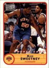2003-04 Bazooka New York Knicks Basketball Card #245B Mike Sweetney Away Rookie 