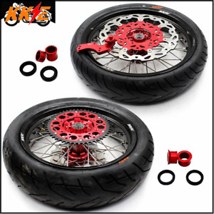 KKE 3.5/4.25 Supermoto Tire Wheels For Honda CRF250R 14-21 CRF450R CRF450L 19-21