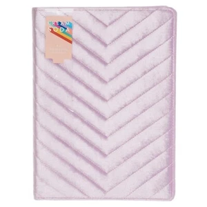Cream Soda Purple Quilted A4 Notebook Ruled Paper Ribbon Page Marker - Picture 1 of 3