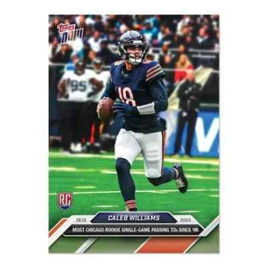 Caleb Williams - 2024 Topps Now NFL Football Card #9 RC - Chicago Bears Rookie - Bild 1 von 1