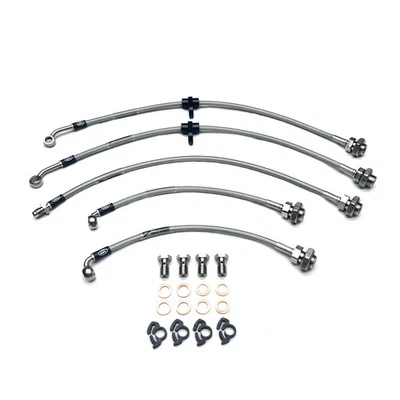 HEL Braided Brake Line Kit - Toyota Landcruiser 100 Series NON VSC (UZJ100, HDJ1 - image 1 of 2