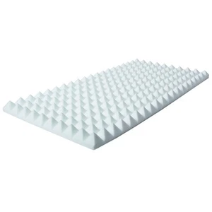Pyramis Absorber 100x50x70mm Akustikschaum Frequenz Reduzierung Basotect Weiß - Zdjęcie 1 z 3