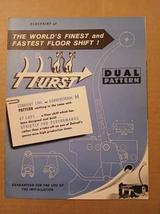 1961 HURST DUAL PATTERN FLOOR SHIFT SHIFTERS BROCHURE NICE! RARE! - Picture 1 of 3