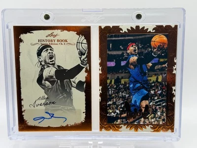 Allen Iverson Leaf History Book Art Book Auto Autograph Booklet /25 - Image 1 of 2