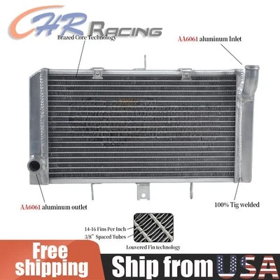 Radiador de aluminio para Kawasaki Z750 2007-2010; Z800 2013-2016; Z1000 2007-2008 Foto 1 de 4