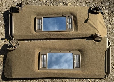 Parasoles tostados para conductor pasajero Chevy Suburban 1500 GMC Yukon Tahoe 1995-00 OEM Foto 1 de 4