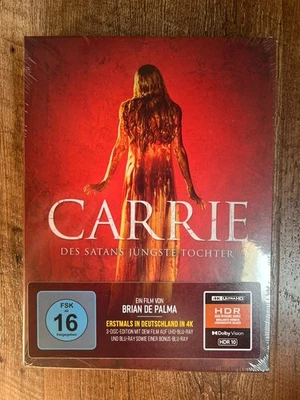 Carrie - Collector's Edition w. Mediabook (4K UHD + Blu-ray, Region Free) *NEW* - Image 1 of 4