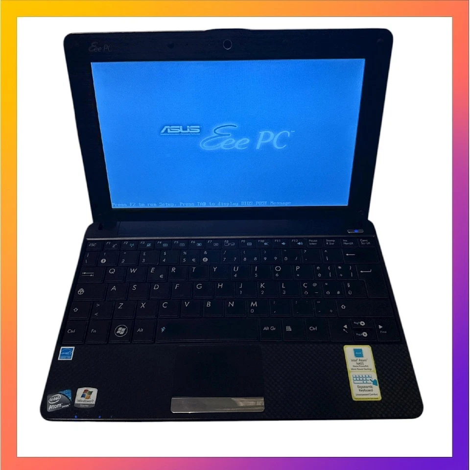 PC Computer Portatile Netebook ASUS Eee PC 1001PXD Intel Atom 10,1" Usato Win 7 - Immagine 1 di 4