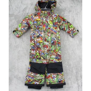 Marvel X Burton Snowsuit Boys 18-24 Months Dry Ride Hooded Snow Insulated Zip - Picture 1 of 11