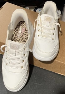 Sneakers SKECHERS BOBS slip-in donna taglia 9 mani libere bianche ecopelle - Foto 1 di 10