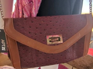 Bolso de Hombro Apt 9 Kohls Burdeos Falsa Codorniz Color Vino Con Tono Plateado Hardw - Imagen 1 de 11