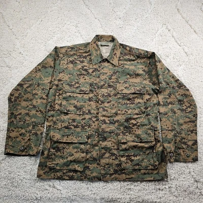 Rothco Ultra Force BDU Camo Button Up Shirt Jacket Mens Med Military 4 Pocket  - Image 1 of 4